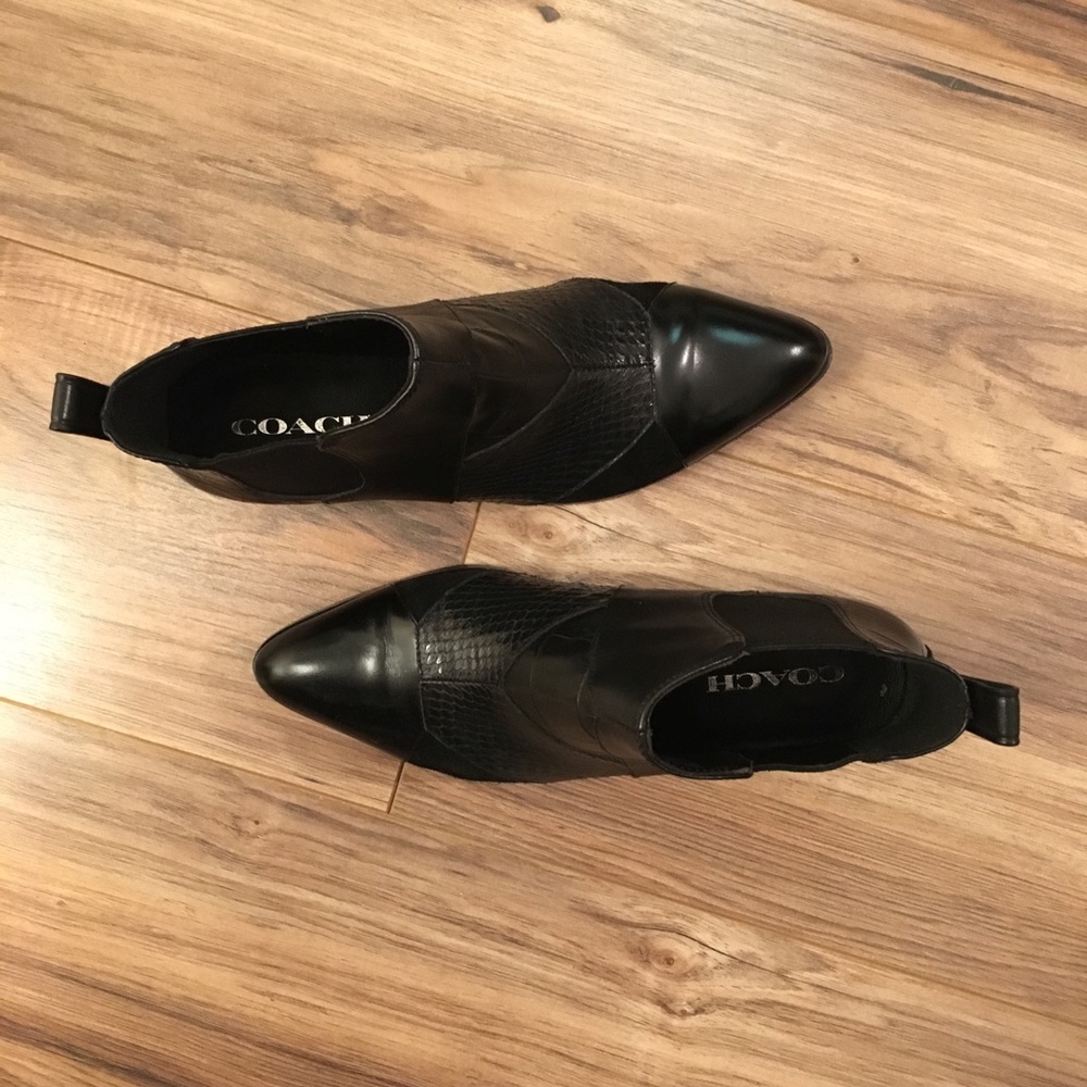 Coach Suffolk Patchwork Black Bootie - image 4